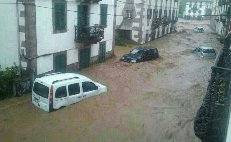 Inundaciones en Elizondo